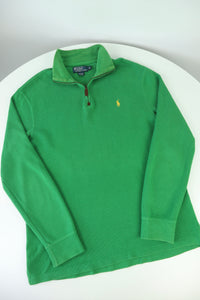 Ralph Lauren trui met kwart rits - M