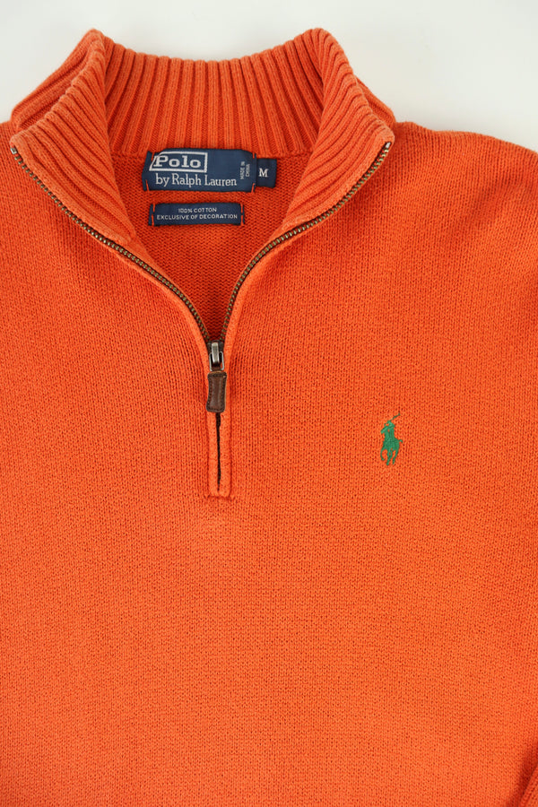 Ralph Lauren trui met kwart rits - M