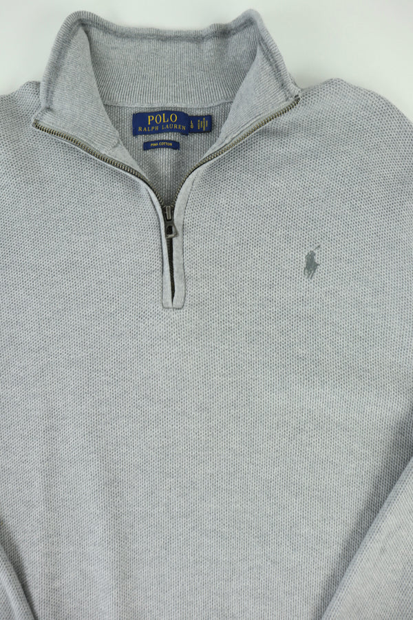 Ralph Lauren trui met kwart rits - L