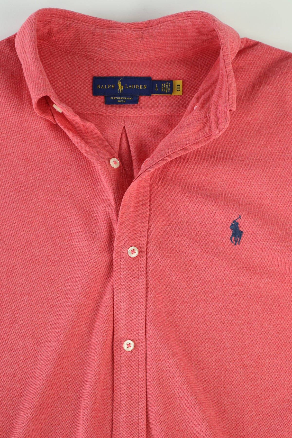 Ralph Lauren overhemd featherweight mesh - L