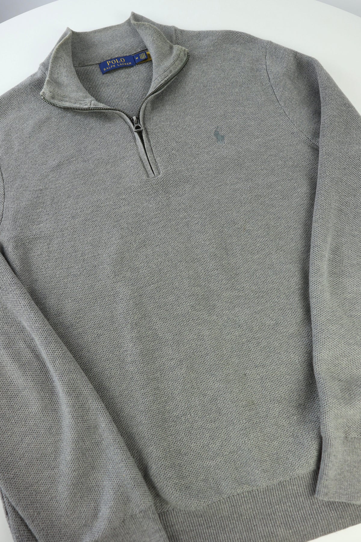 Ralph Lauren trui met kwart rits - M