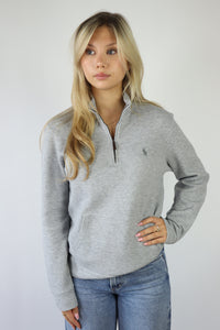 Ralph Lauren trui met kwart rits - S