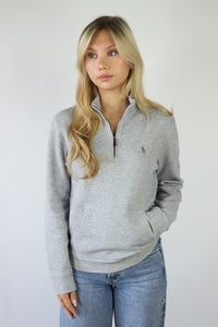 Ralph Lauren trui met kwart rits - S