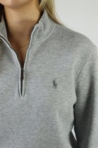 Ralph Lauren trui met kwart rits - S