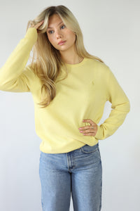 Ralph Lauren merino wollen trui met ronde hals - S