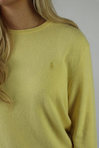 Ralph Lauren merino wollen trui met ronde hals - S