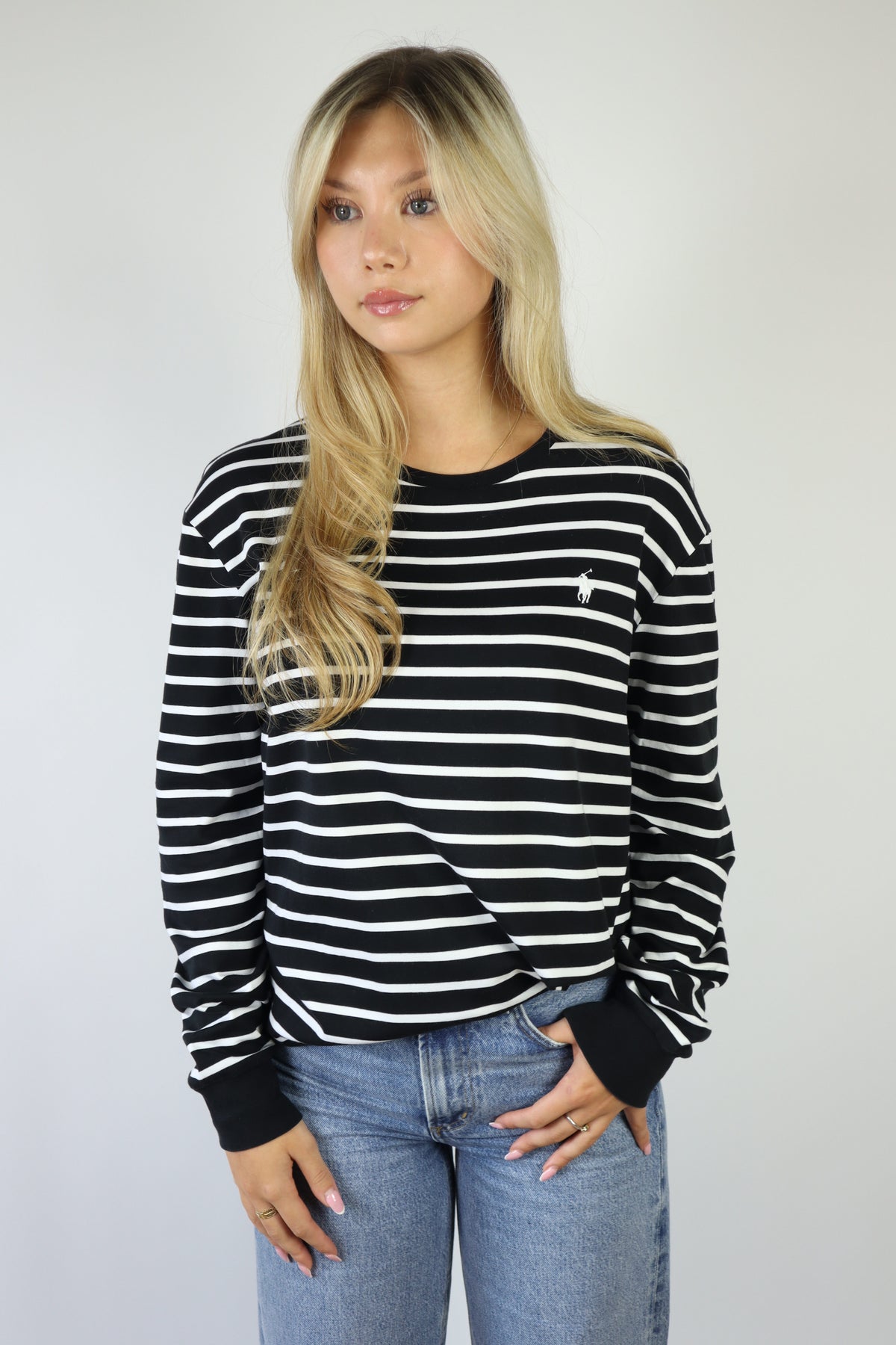 Ralph Lauren trui met ronde hals - M