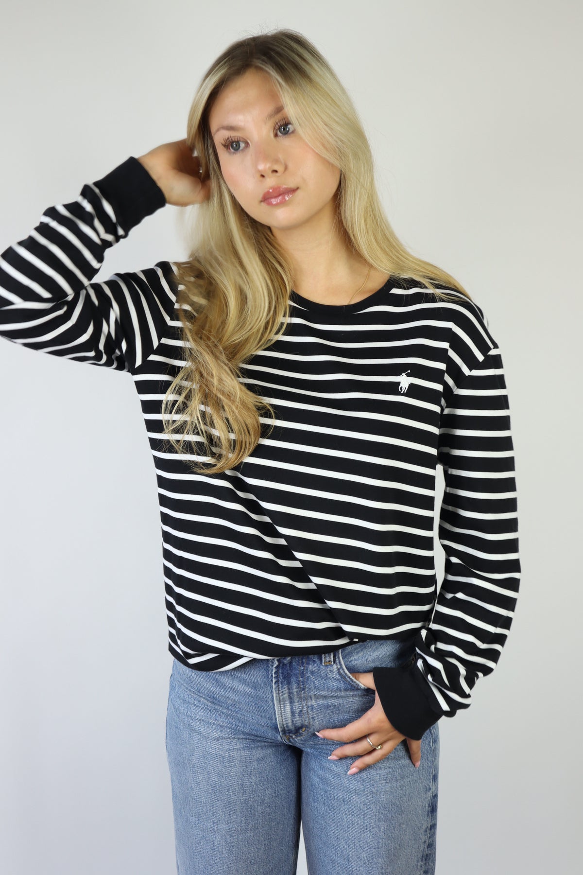 Ralph Lauren trui met ronde hals - M