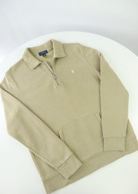 Ralph Lauren trui met kwart rits - M