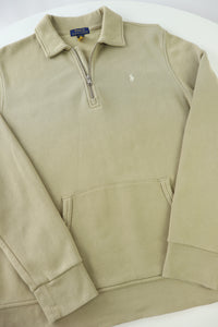 Ralph Lauren trui met kwart rits - M
