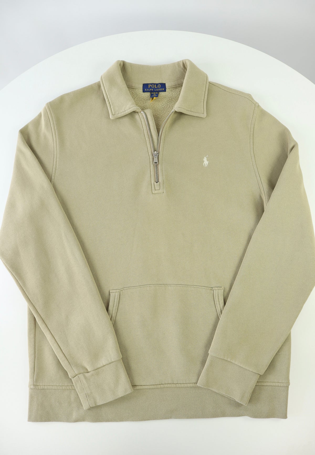 Ralph Lauren trui met kwart rits - M