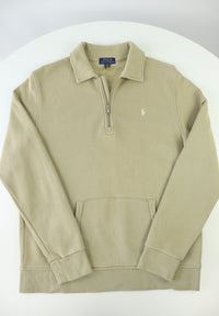 Ralph Lauren trui met kwart rits - M