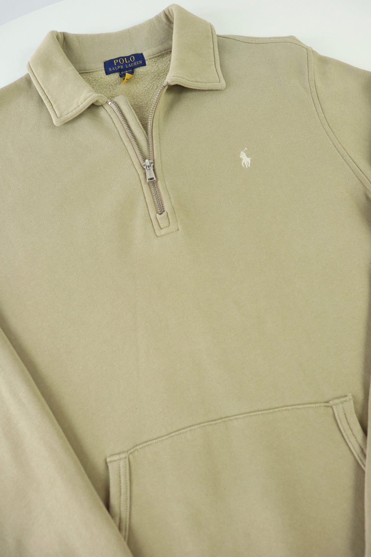 Ralph Lauren trui met kwart rits - M