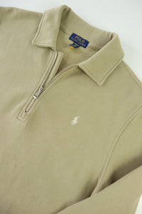 Ralph Lauren trui met kwart rits - M