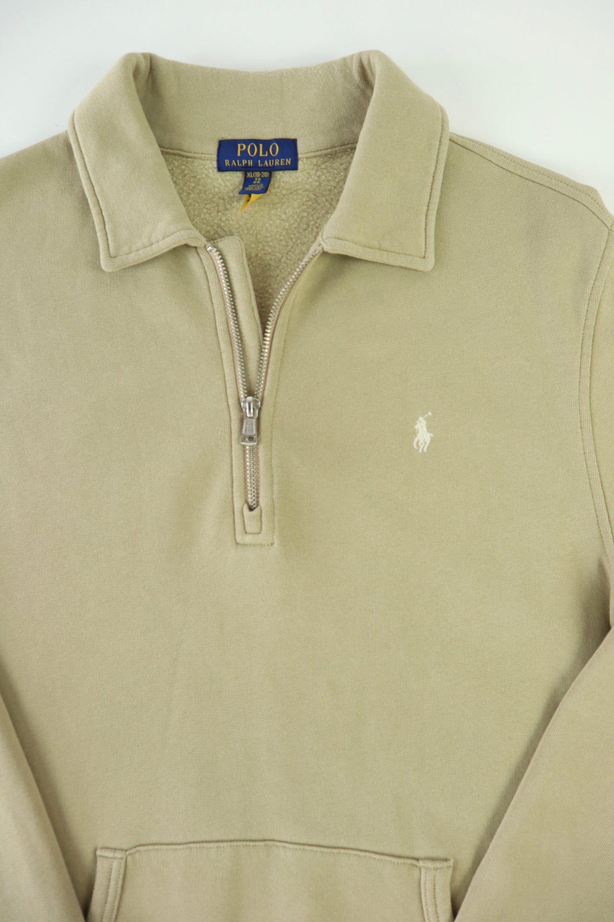 Ralph Lauren trui met kwart rits - M