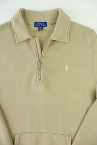 Ralph Lauren trui met kwart rits - M