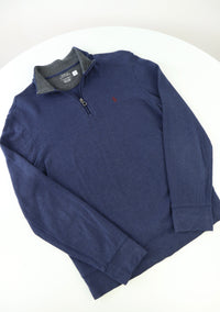 Ralph Lauren trui met kwart rits - S