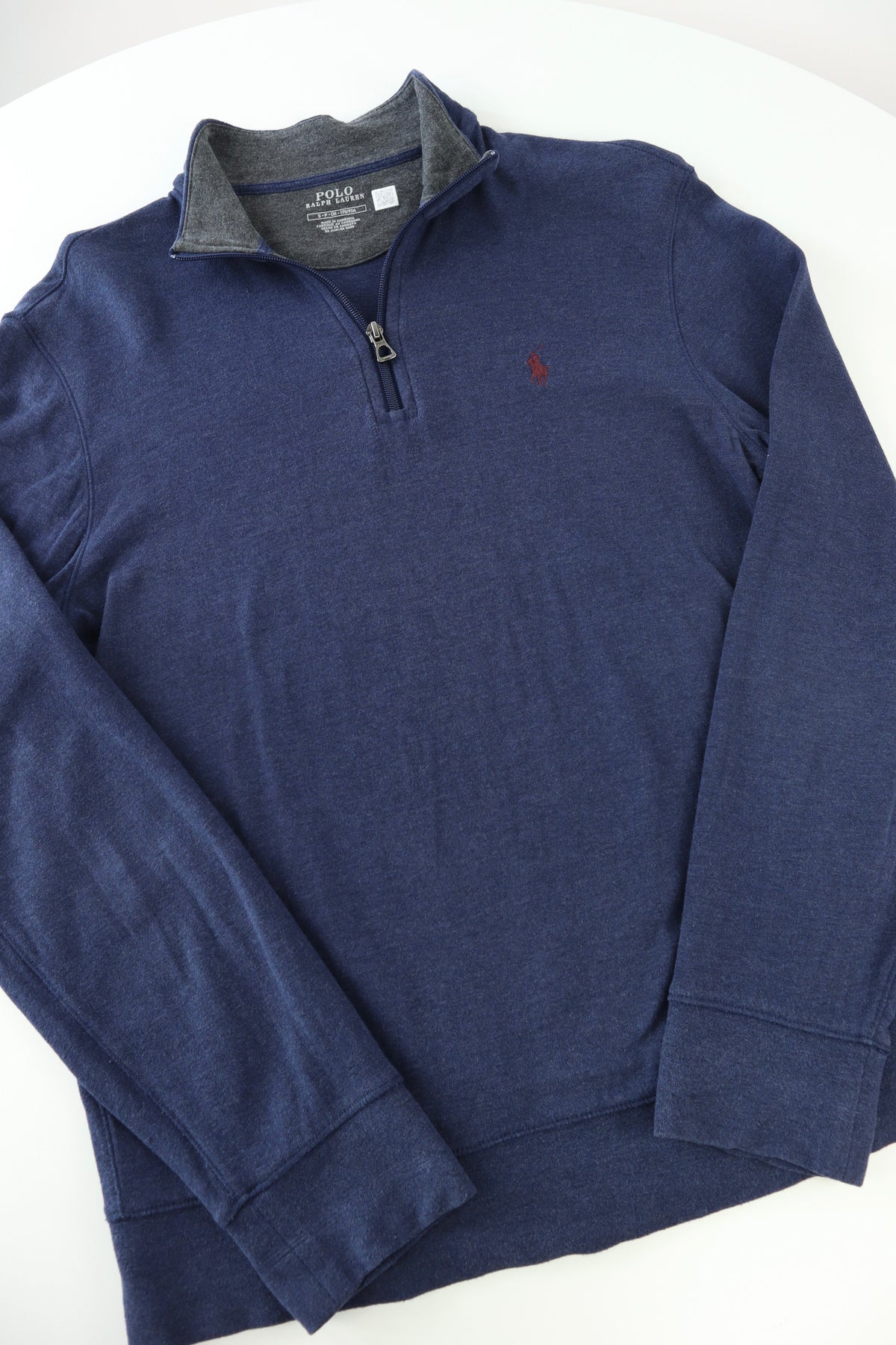 Ralph Lauren trui met kwart rits - S