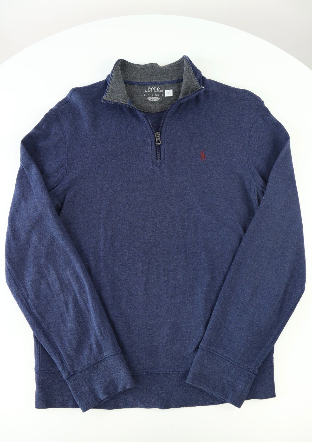 Ralph Lauren trui met kwart rits - S
