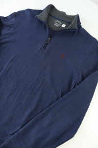 Ralph Lauren trui met kwart rits - S