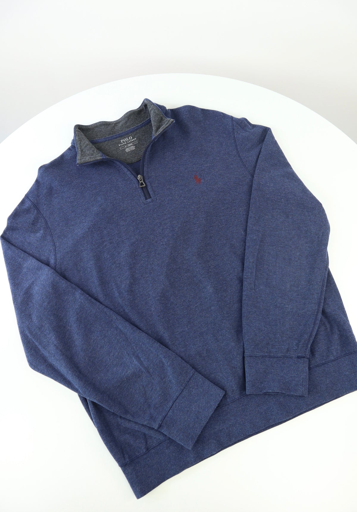 Ralph Lauren trui met kwart rits - M