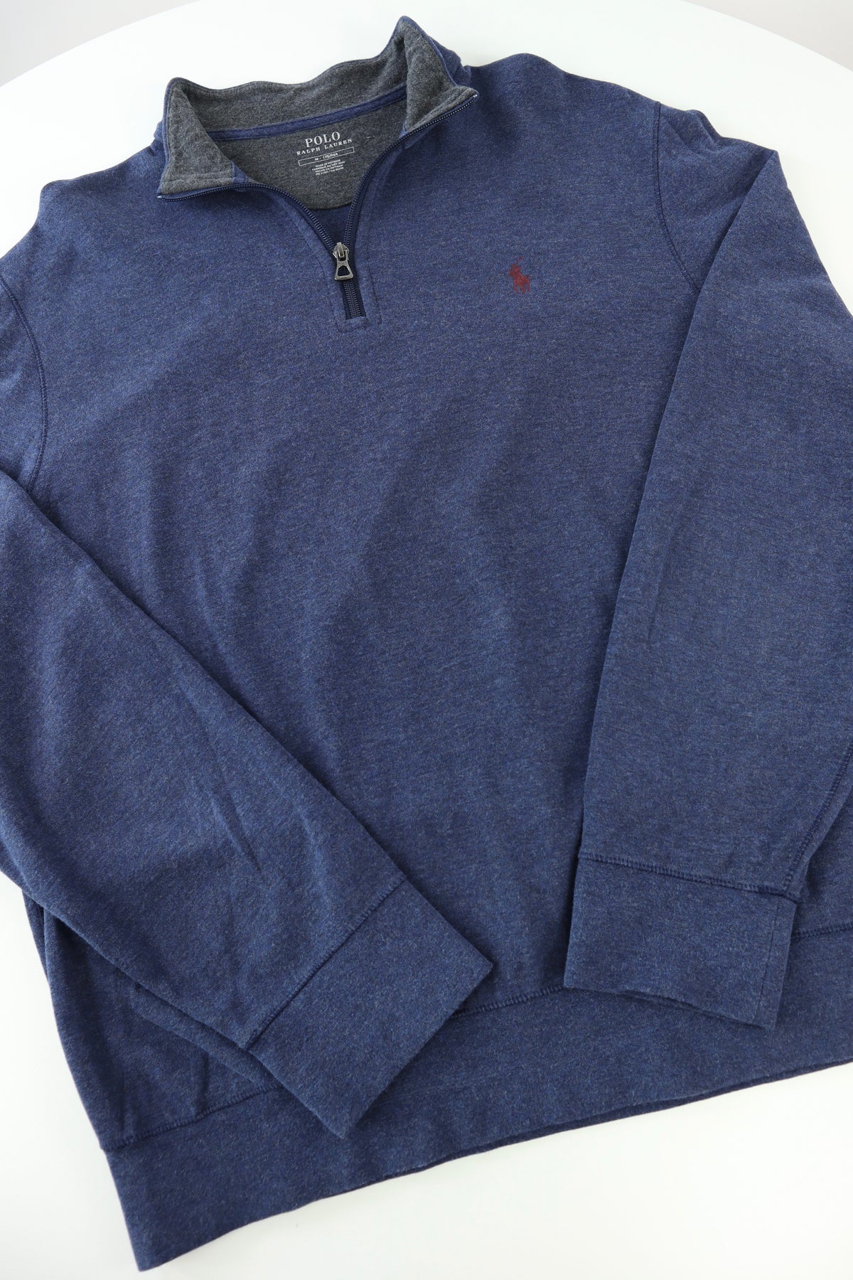 Ralph Lauren trui met kwart rits - M