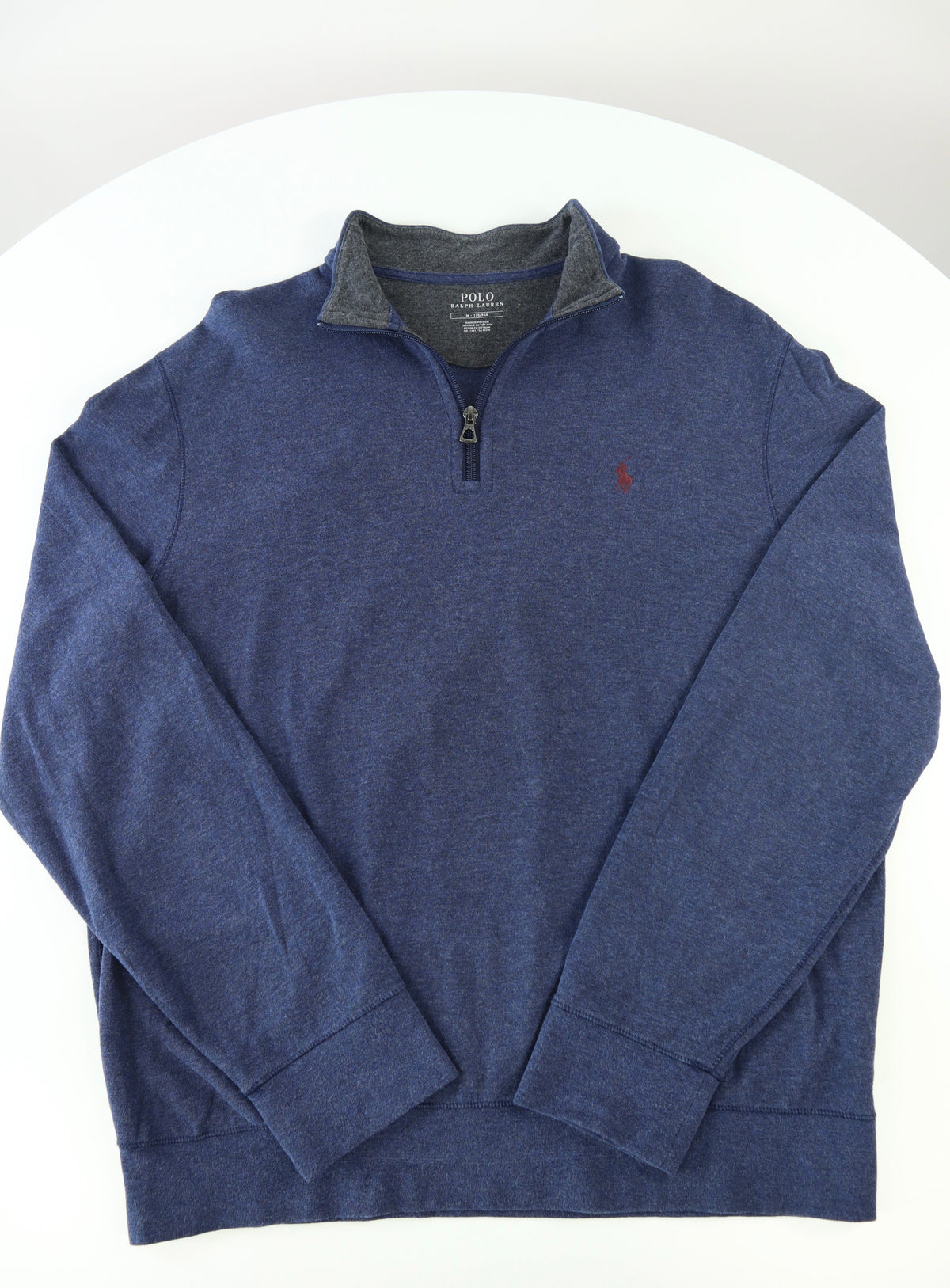 Ralph Lauren trui met kwart rits - M