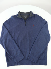 Ralph Lauren trui met kwart rits - M