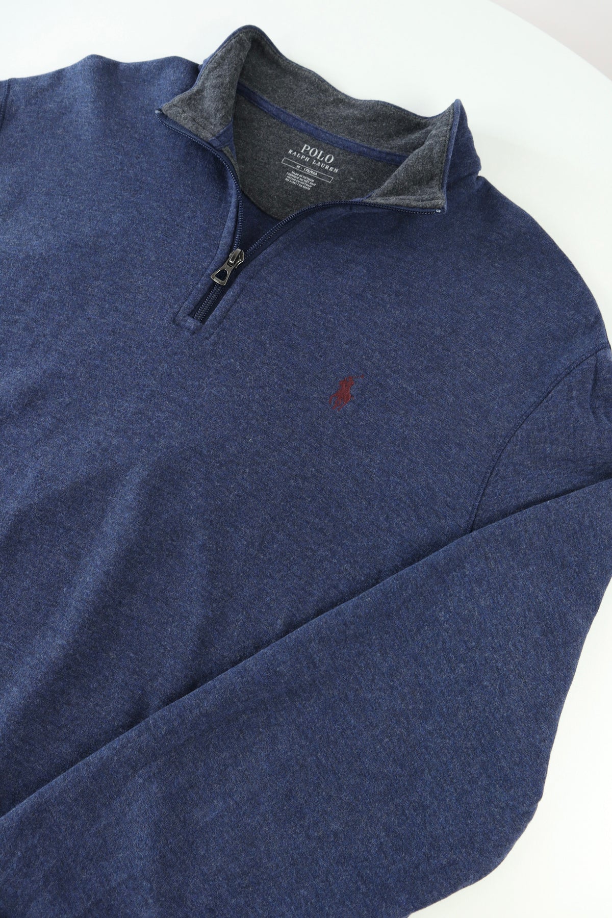Ralph Lauren trui met kwart rits - M