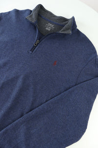 Ralph Lauren trui met kwart rits - M