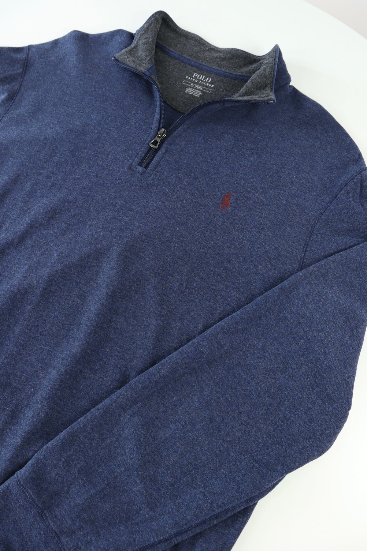 Ralph Lauren trui met kwart rits - M