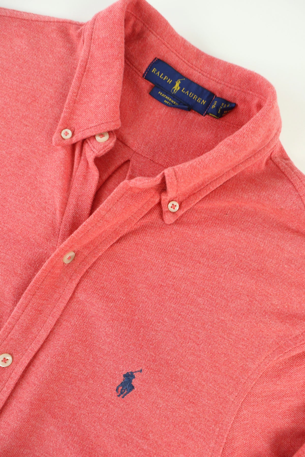 Ralph Lauren overhemd featherweight mesh - S