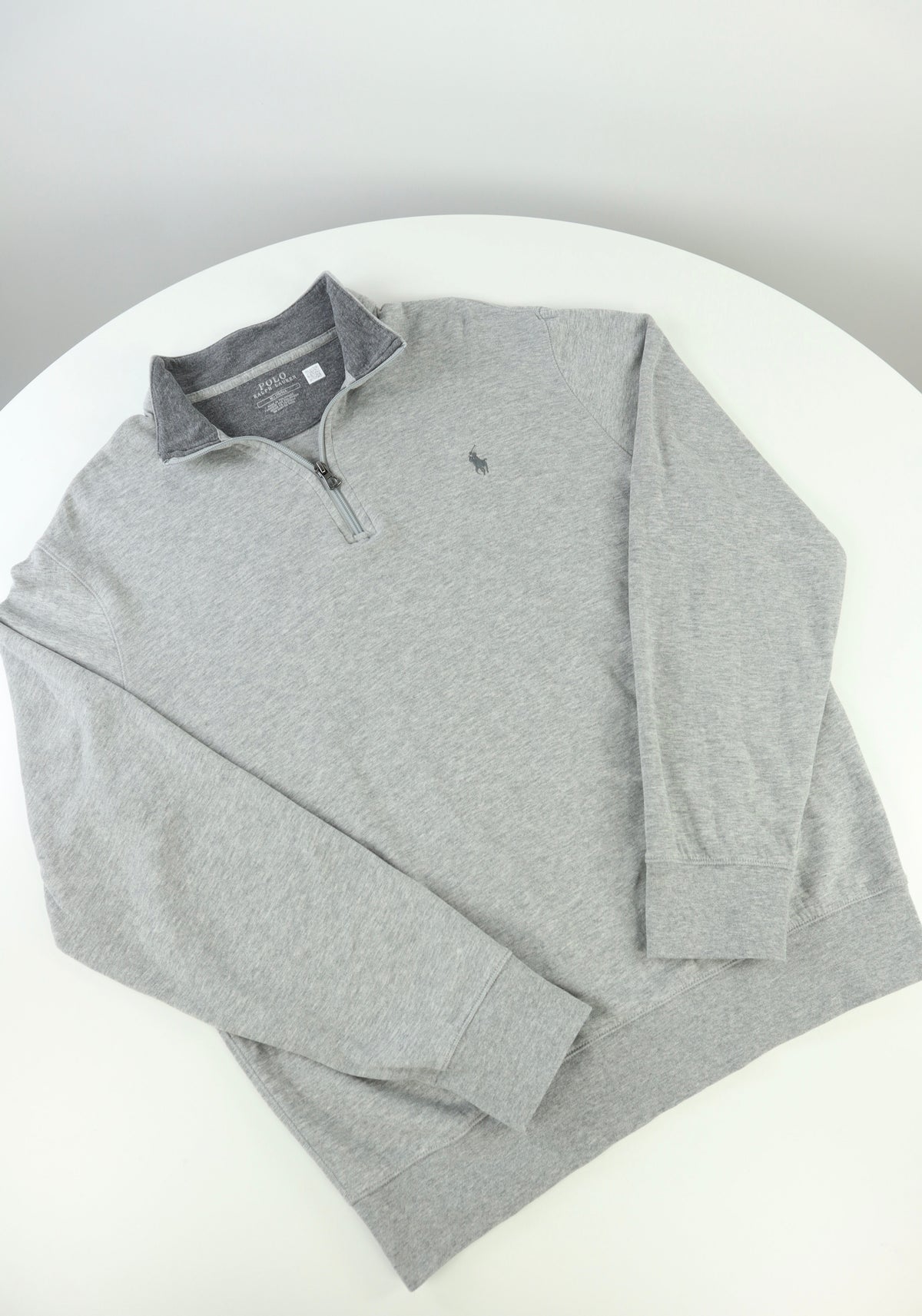 Ralph Lauren trui met kwart rits - M