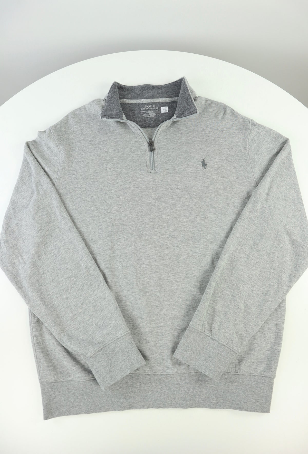 Ralph Lauren trui met kwart rits - M