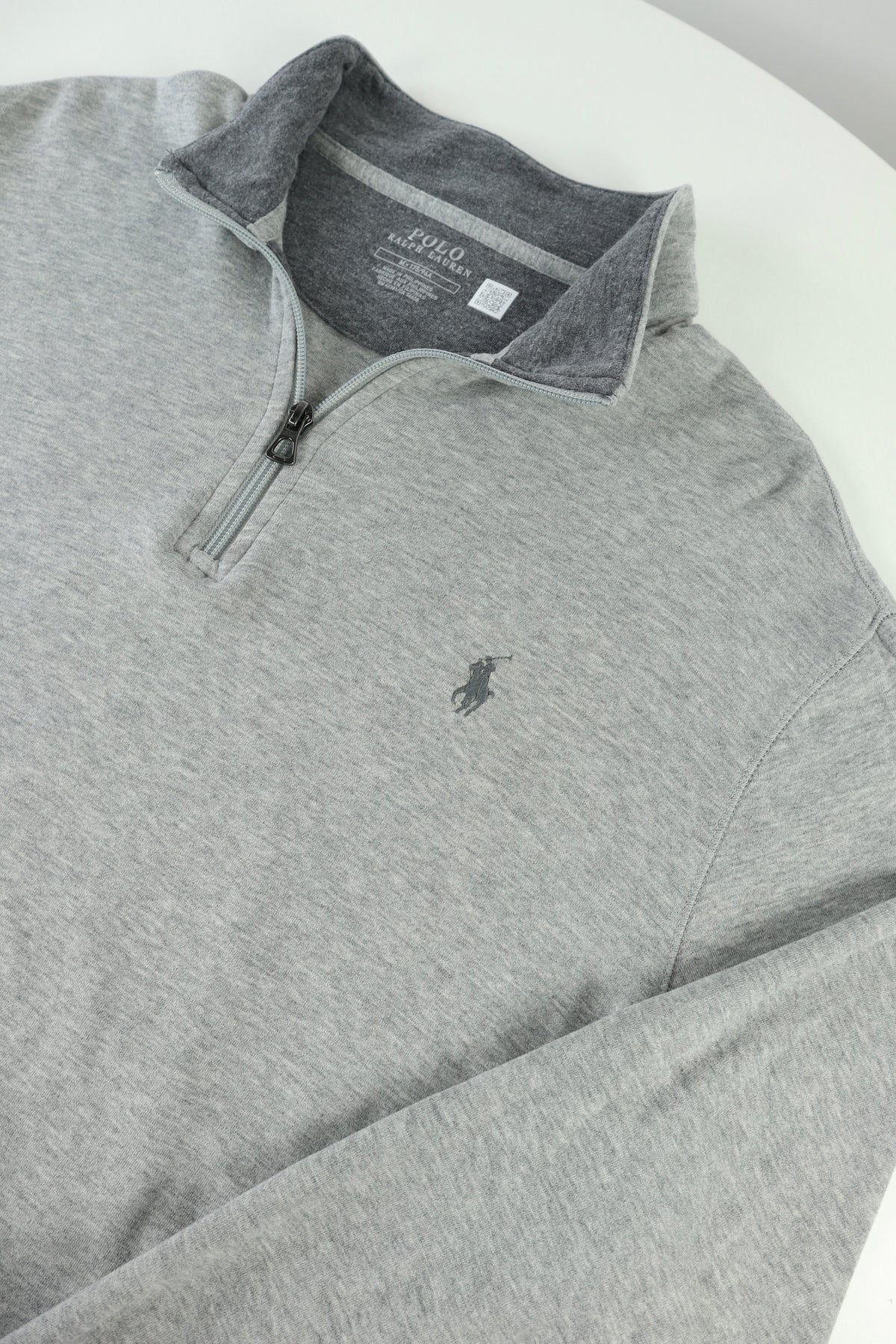 Ralph Lauren trui met kwart rits - M