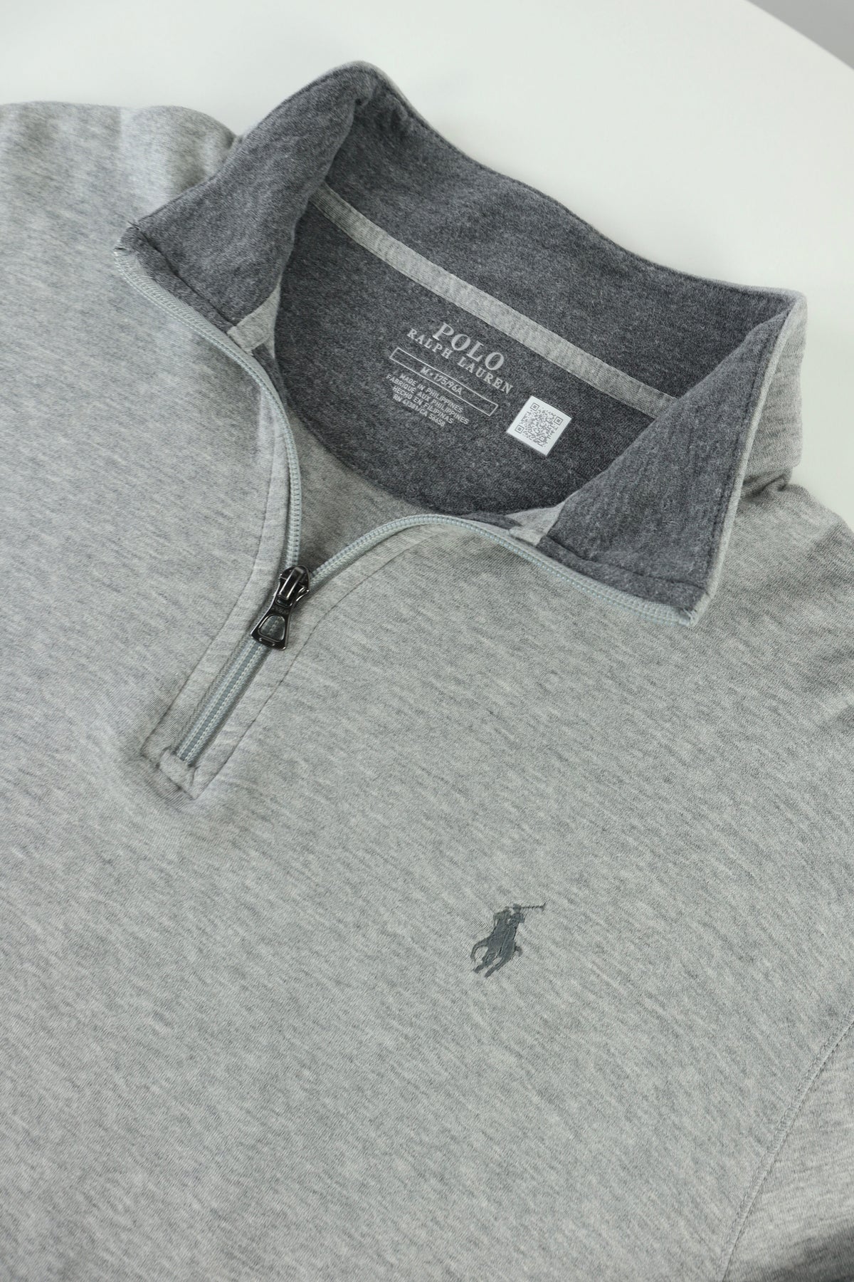 Ralph Lauren trui met kwart rits - M
