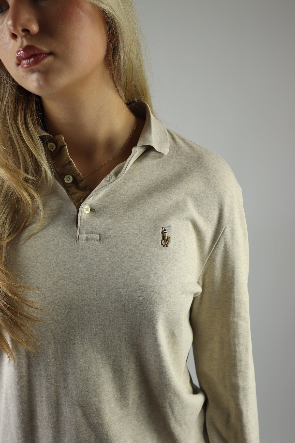 Ralph Lauren polo shirt met lange mouw - S