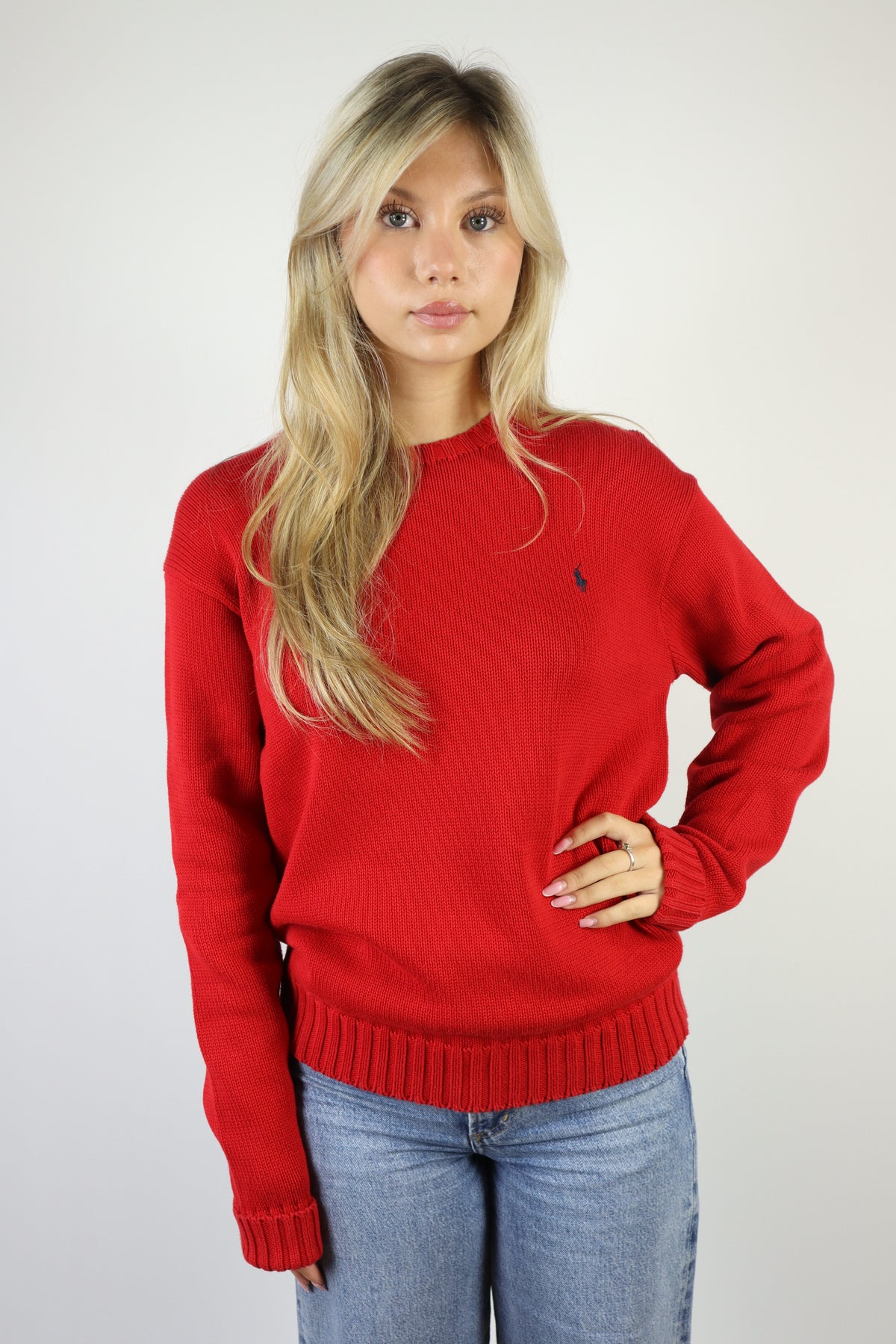 Ralph Lauren trui met ronde hals - S