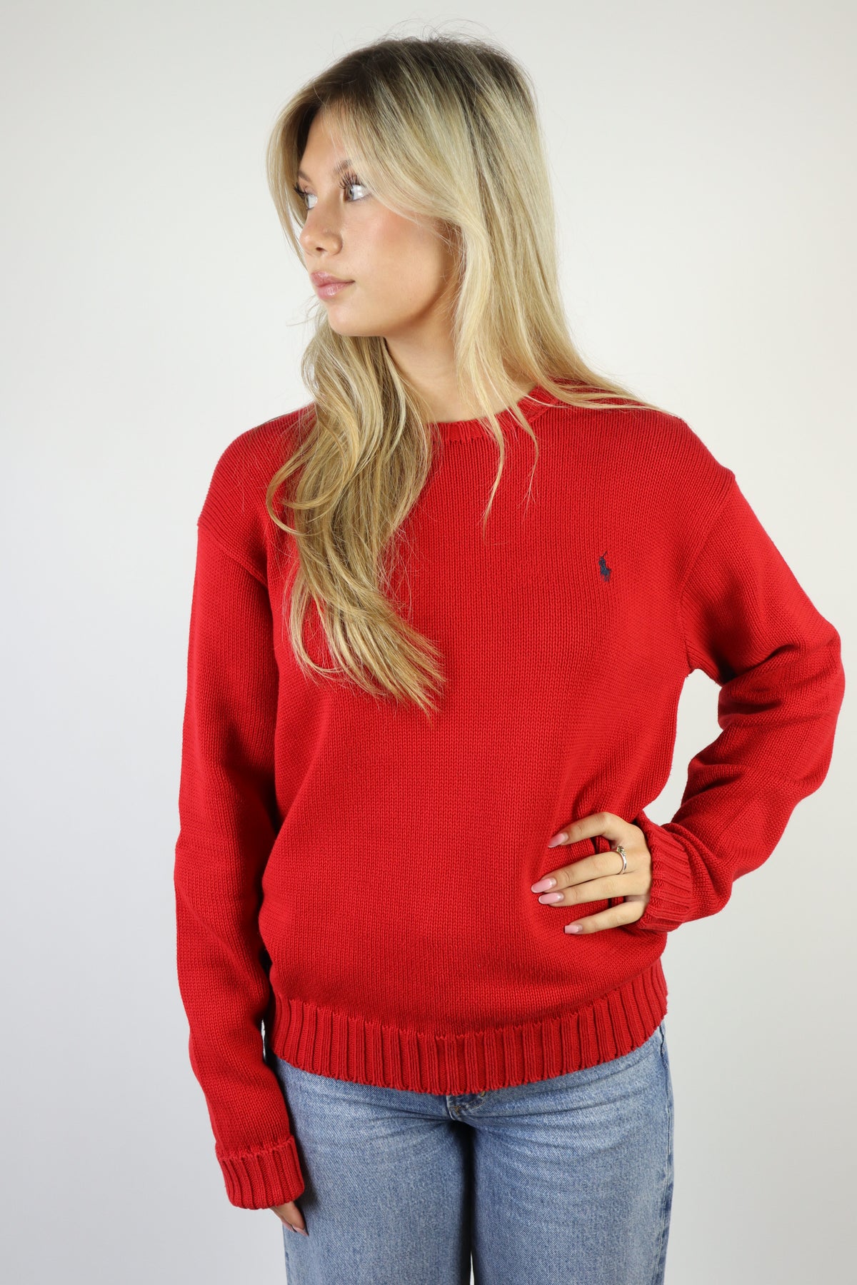 Ralph Lauren trui met ronde hals - S