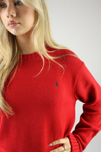 Ralph Lauren trui met ronde hals - S