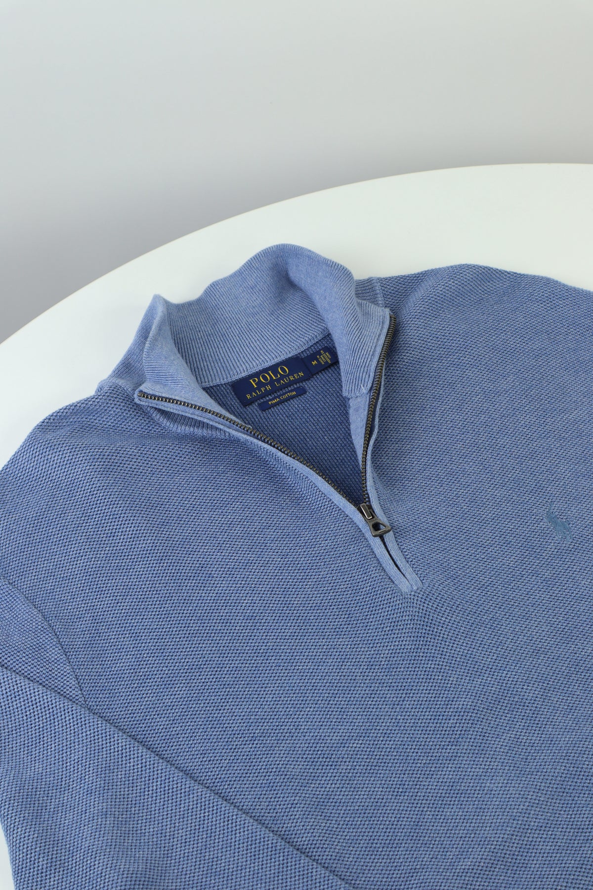 Ralph Lauren trui met kwart rits - L