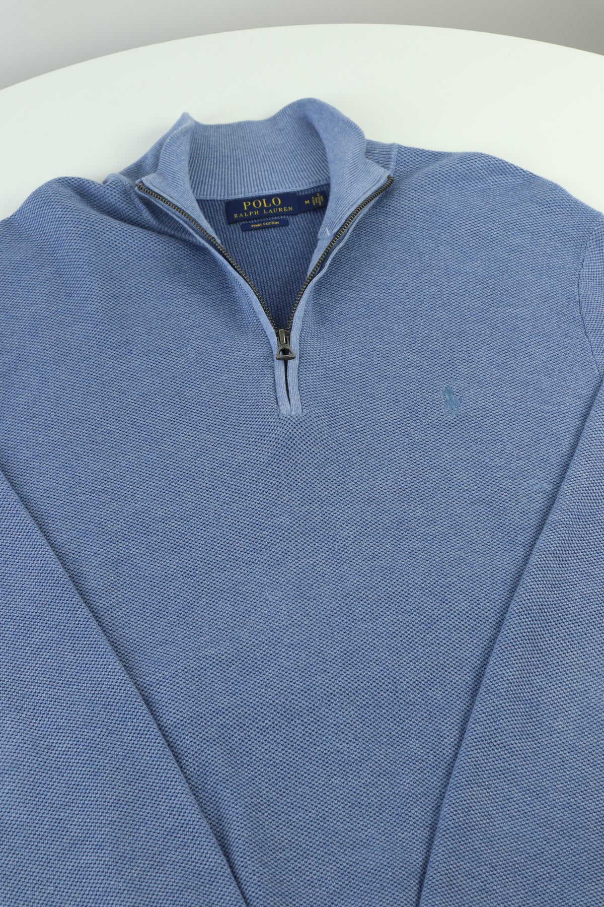 Ralph Lauren trui met kwart rits - L