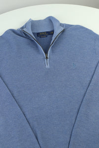 Ralph Lauren trui met kwart rits - L