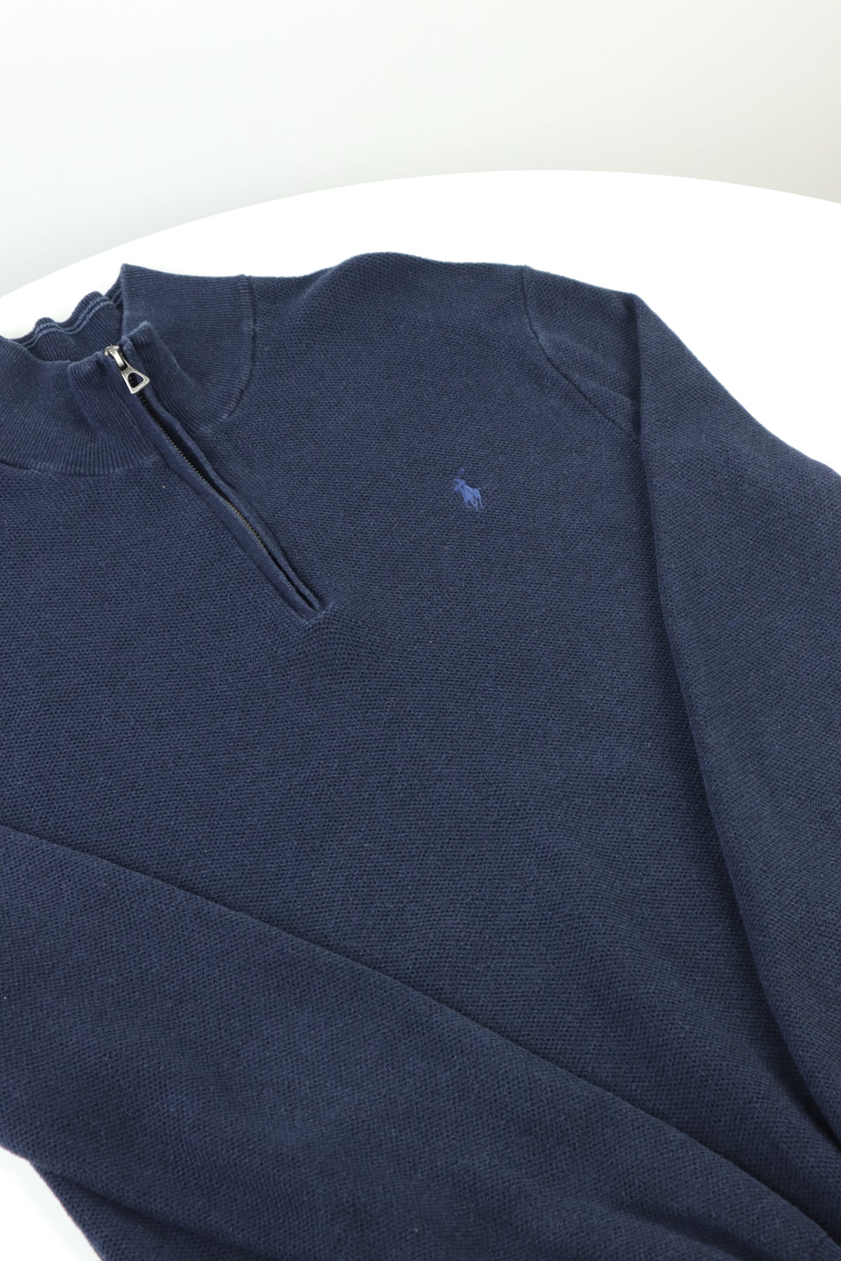 Ralph Lauren trui met kwart rits - L