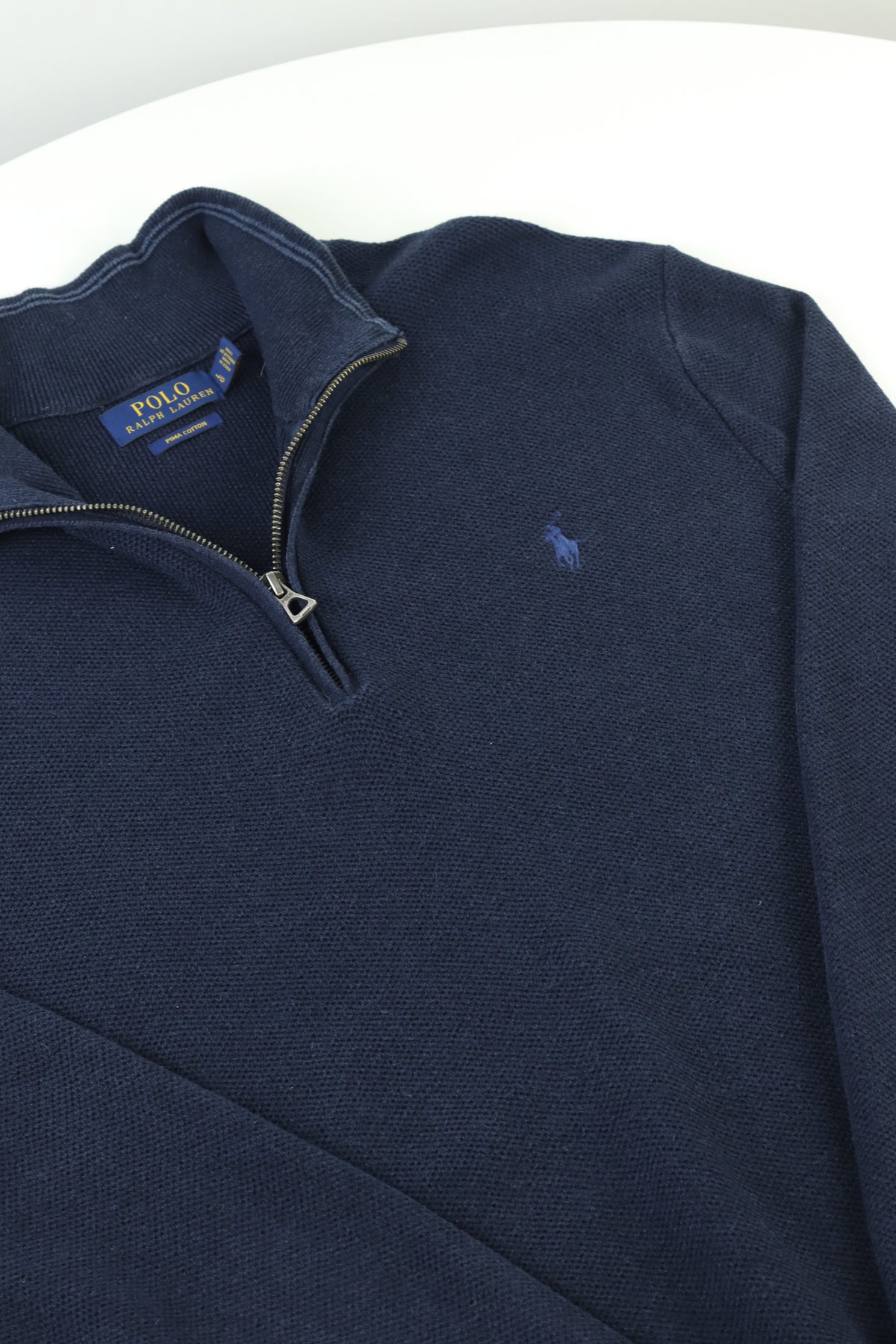Ralph Lauren trui met kwart rits - L