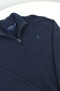 Ralph Lauren trui met kwart rits - L