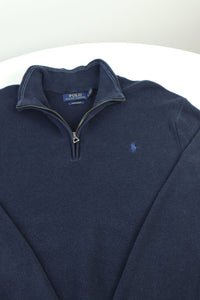 Ralph Lauren trui met kwart rits - L