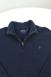 Ralph Lauren trui met kwart rits - L