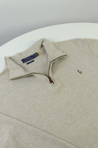 Ralph Lauren trui met kwart rits - M