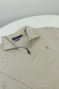 Ralph Lauren trui met kwart rits - M